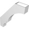 Ekena Millwork 5 1/2-in. W x 30-in. D x 36-in. H Balboa Architectural Grade PVC Knee Brace BRCP055X30X36BOA - alternate 6